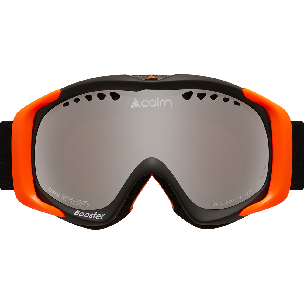 Cairn Drop SPX3000 noir/violet, masque de ski beau temps pour les jeunes.