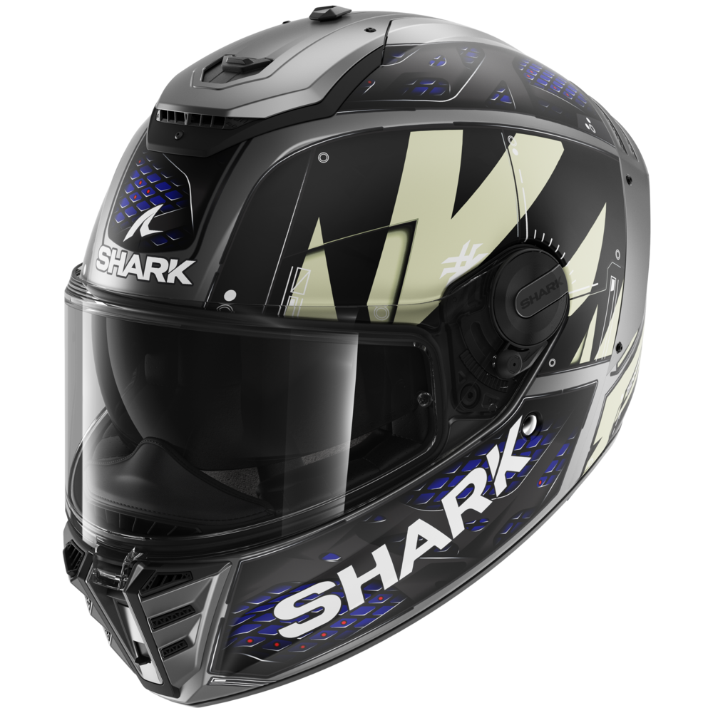 Casco Shark Spartan RS Carbon Shawn Negro/Rojo - Motoviedo Store