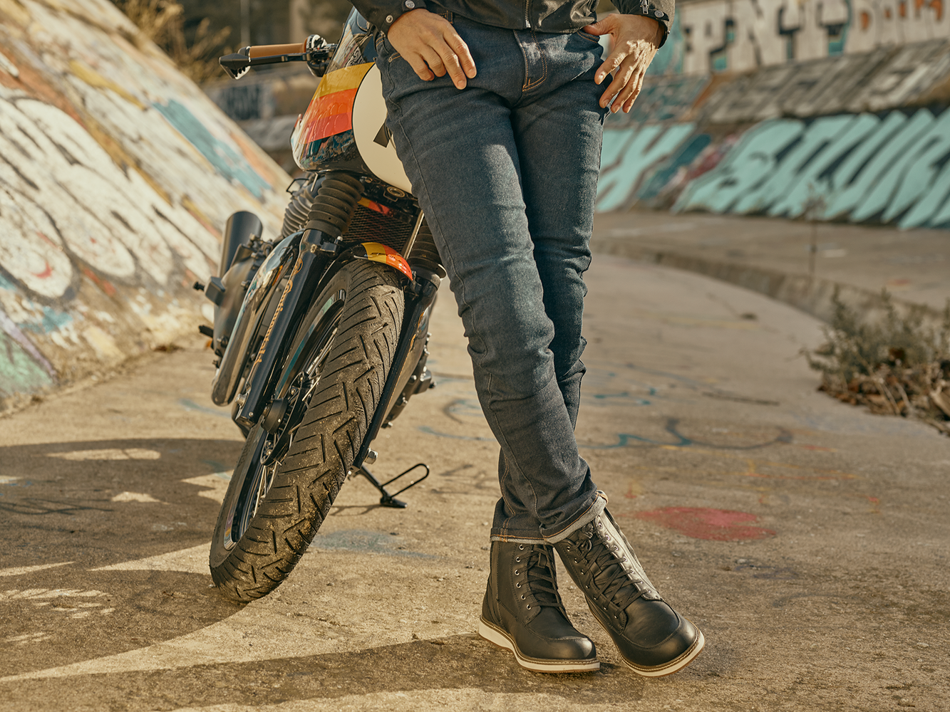 Pantaloni moto jeans o cordura shop
