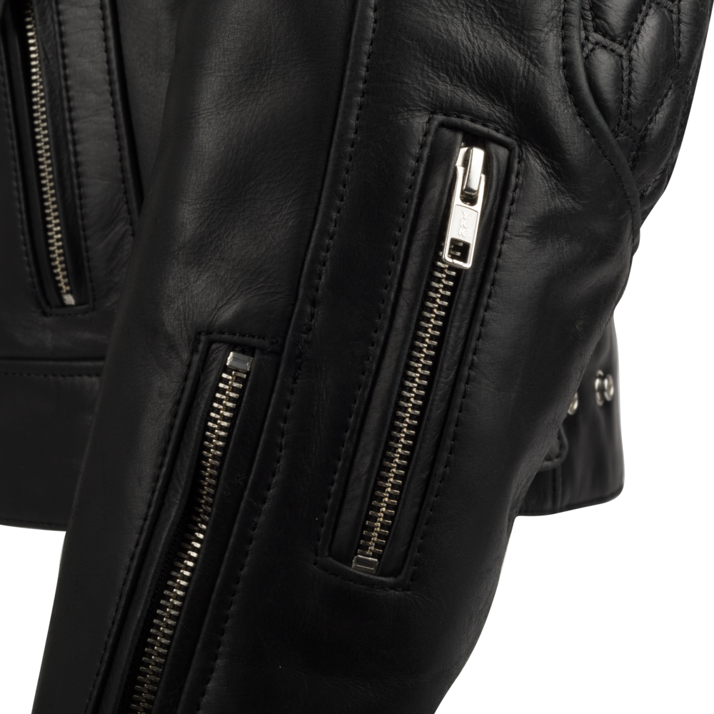 Curtis leather jacket clearance