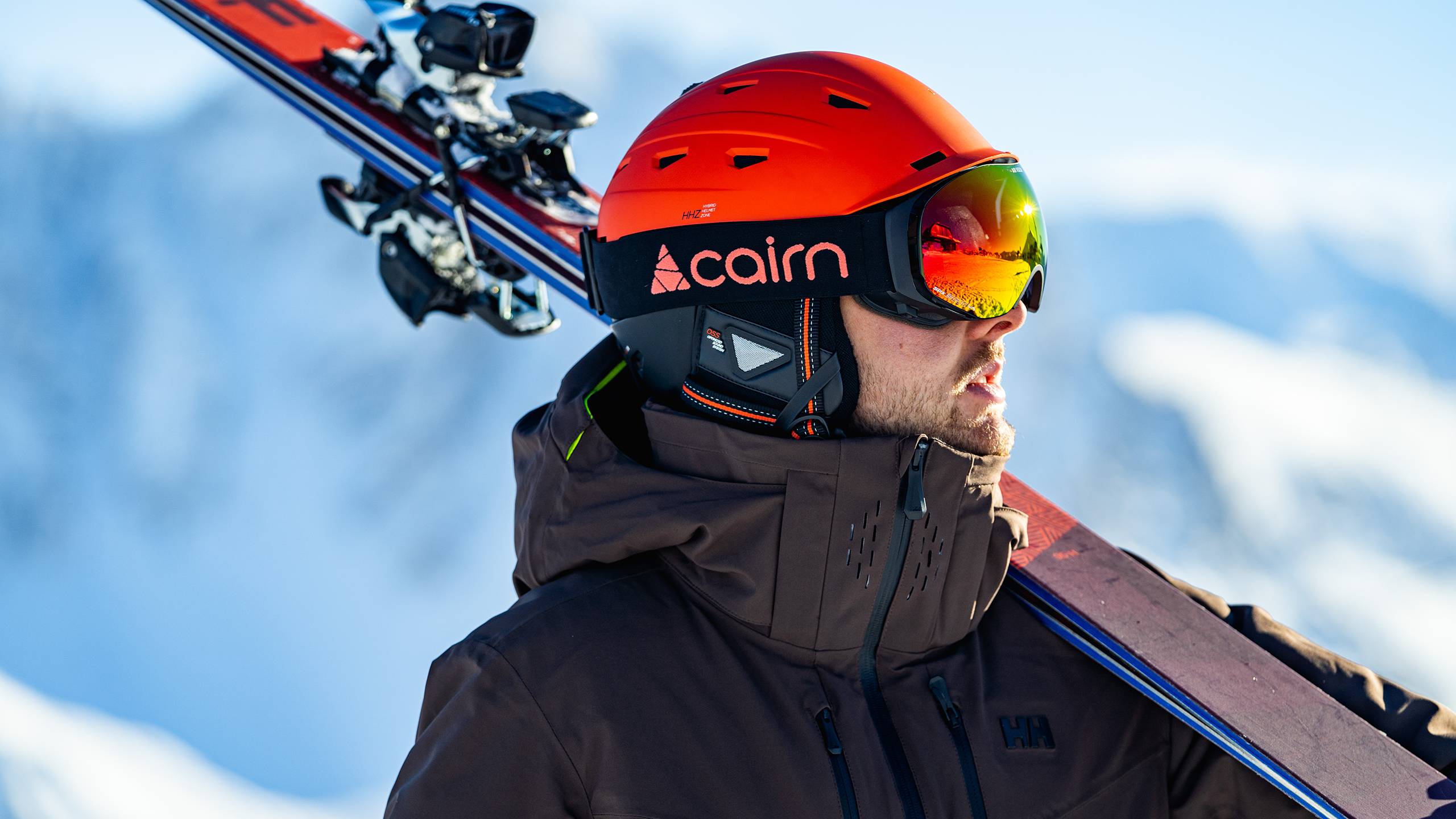 Masque de ski Homme Cairn DEEP PHOTOCROMIC Marron Sport 2000