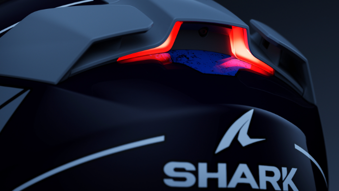 Casque Shark EVO GT ABK Encke Bleu Mat - Casque moto modulable - TEAMAXE
